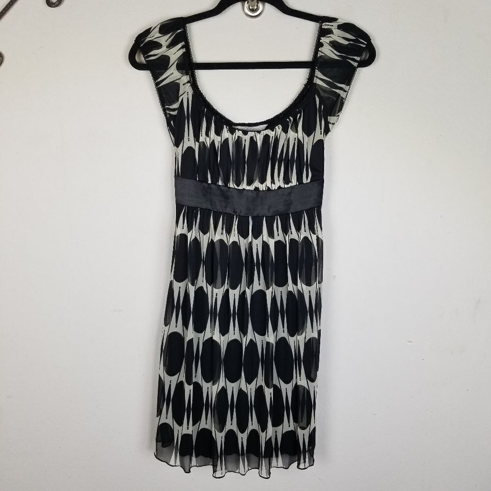 Speechless Scoop Neck‎ Lined Tie Back Dress